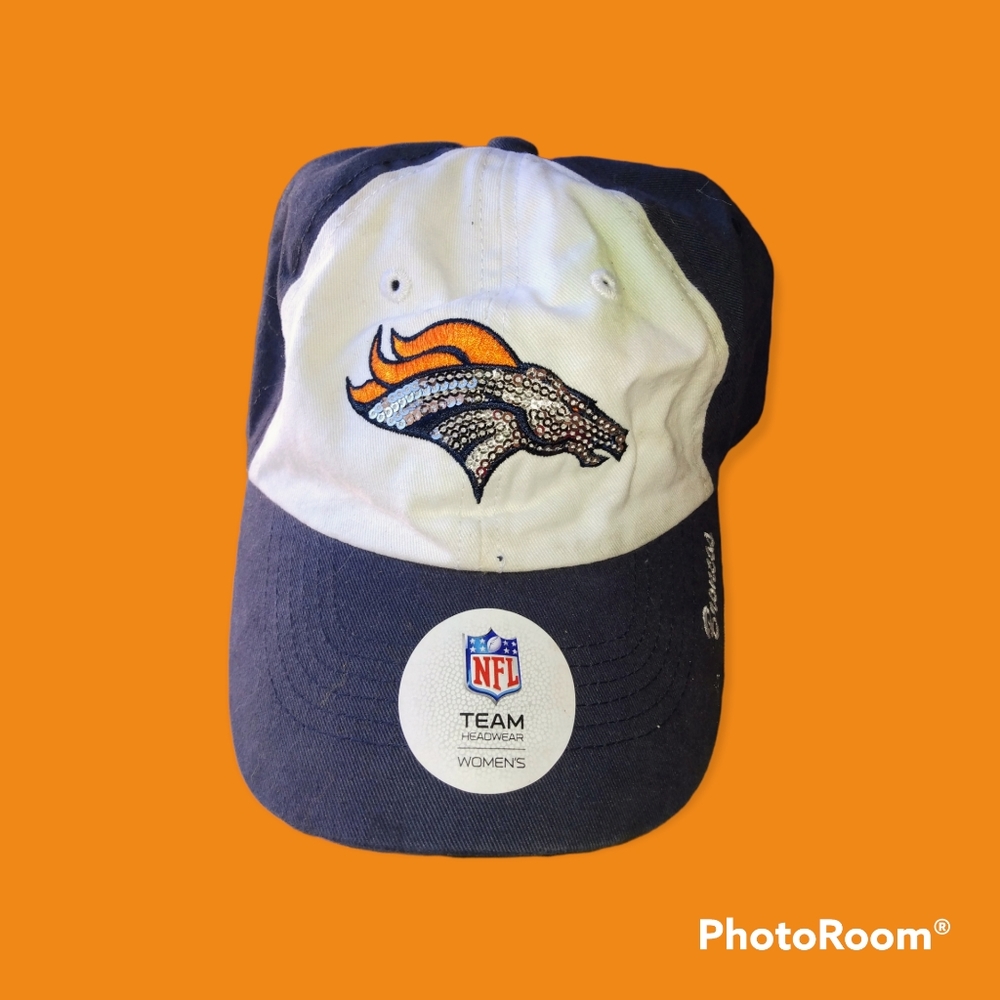Women's Sequin Denver Broncos Hat